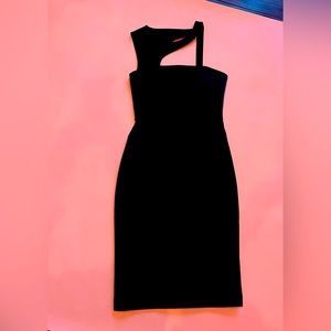 BCBGMaxAzria Black One Shoulder Size 4.